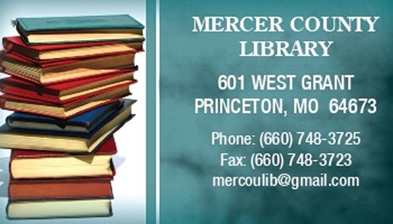 Mercer County Library information card Photo of Mercer County Library information card