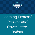 LearningExpress Resume and Cover Letter Builders LearningExpress Resume and Cover Letter Builders button.