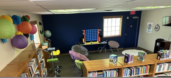 The Mercer County Library teen area
