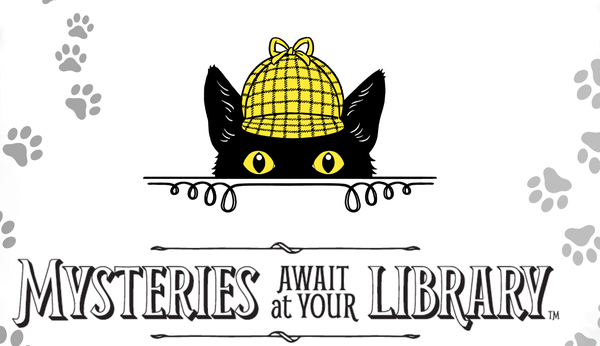 Mysteries at your library clipart.